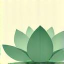 Icona di un fiore di loto, simbolo di mindfulness e calma.
