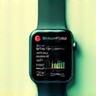Icona di monitoraggio salute con smartwatch