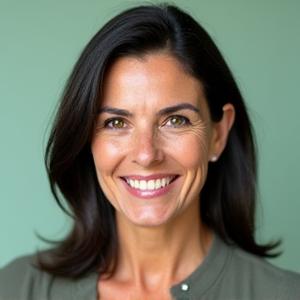 Ritratto sorridente di Giulia, un'utente Tempo Migliore.
